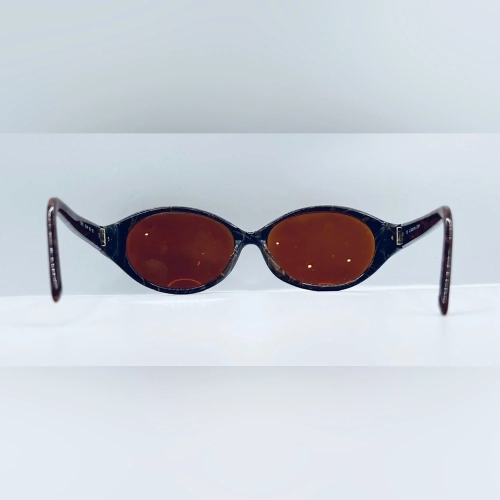Liz Claiborne L507S Brown Oval Sunglasses Frames Only - Picture 6 of 8